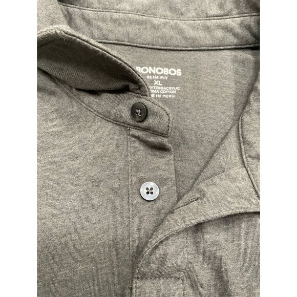Bonobos Gray Polo Slim Fit XL - Picture 6 of 6